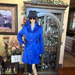 S & D Sapphire Blue Dress Coat